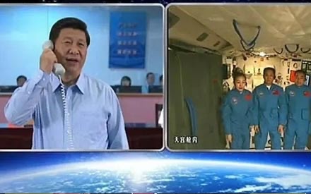 情滿太空-習近平與宇航員的兩次通話